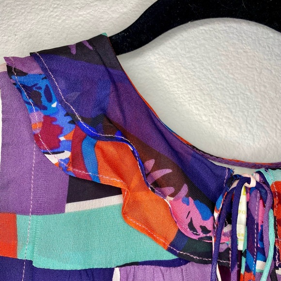 💥BOGO💥 Anthropologie Colorful Maeve blouse. Size L - Picture 6 of 7